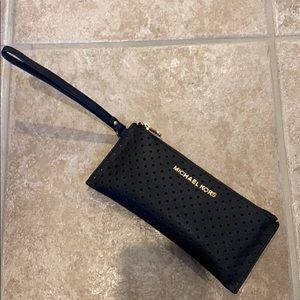 Michael Kors Black Wristlet